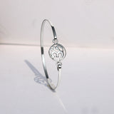 Aum Mantram 925 Sterling Silver Kada for Men