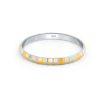 Two-tone silver and gold sikhi  kada for men
