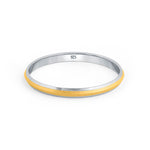 Two-toned men sikh kada with gold and silver finish