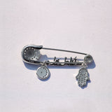 Mashallah Sterling Silver Lapel Pin for Men