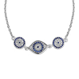 Nazarein Evil Eye Sterling Silver Bracelet for women