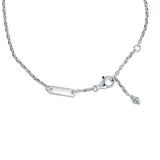 White Butterfly 925 sterling silver bracelet for women