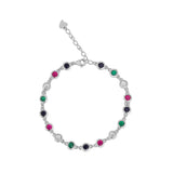 Sparkling Colors 925 Sterling silver bracelet for women