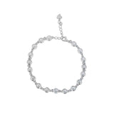 Sparkling White 925 Sterling silver bracelet for women