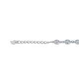 Sparkling White 925 Sterling silver bracelet for women