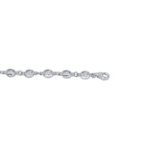 Sparkling White 925 Sterling silver bracelet for women