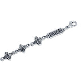Lucky Bloom 925 Sterling Silver Oxidised Bracelet