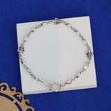 Anchored Soul 925 Sterling Silver Oxidised Bracelet