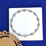 Faithful Elegance 925 Sterling Silver Oxidised Bracelet