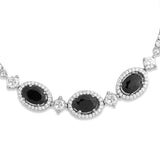 Noir Trio Eye 925 Sterling Silver Bracelet for women