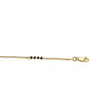Golden Heart 925 Sterling Silver Mangalsutra Bracelet