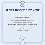 Be yourself Silver Charm pendant and chain set