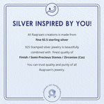 Authentic 925 sterling silver jewelry from Raajraani.
