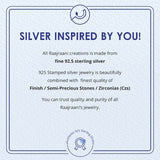 Aayat Sterlig Silver Two-Tonned Ring for Women