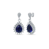 Blue Drizzle 925 Sterling Silver Dangler earring for women