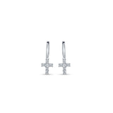Eternal Bliss 925 Sterling Silver Zirconia Hoops for Girls