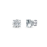 Glittering Round Zirconia Studs for Women - Small