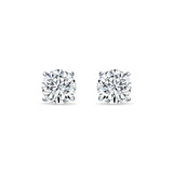 Glittering Round Zirconia Studs for Women - Small