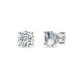 Glittering Round Zirconia Studs for Girl - Medium