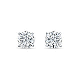 Glittering Round Zirconia Studs for Girl - Medium