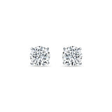 Simplicity Round Sterling Silver Studs for Girls - Small