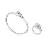 Silver Jaguar Sterling Silver 2-piece Set for Women