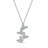 Titliaan 925 Sterling Silver Pendant and Chain Set for girls