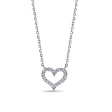 Heart Desire 925 Sterling Silver Pendant and Chain for girls