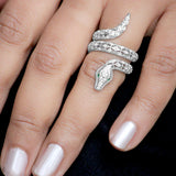 Snake Charmer Silver Ring for Women