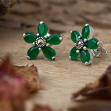 Rang Sugandha Studs in Green