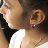 Mohna Huggie Hoops - Purple