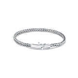 Compassionate Sterling Silver Bracelet for Men