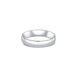 Classic Band For Men in 925 Sterling Silver