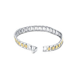 Lorenzo Dual Tone Sterling Silver Bracelet for Men