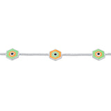 Fun Hexa Silver Baby Anklets