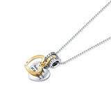 Dream Make future  Silver Charm pendant and chain set for women