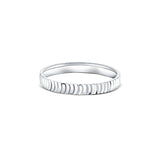 Silver Scale Thumb Band for Men