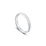 Silver Scale Thumb Band for Men