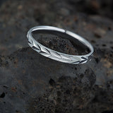 Right Direction Silver Thumb Band for Men