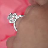 Dazzle Moments Silver Ring for Women with Zirconia