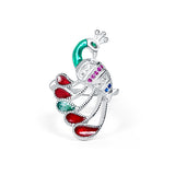 Sakhi Sterling Silver Ring for Women with enamel