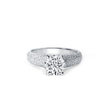 Sparkly Diva Silver Cocktail Ring for Women