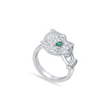 Silver Jaguar Ring for Women