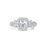 Jazzy Diva Silver Cocktail Ring for Women