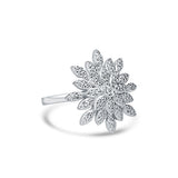 Flowery Affair Silver Ring for Women