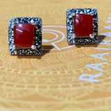 Rectangular Classic Girls Studs