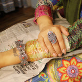 Boho Glamour Ring for Women (Adjustable)