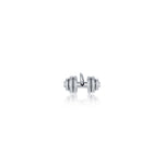 92.5 sterling silver dumbbell shape pendant accessories for fitness lovers