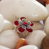 Sayonee Ring for Women - Ruby