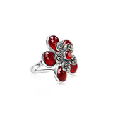 Sayonee Ring for Women - Ruby